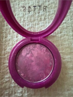 Stila Pink Baked Blush Compact indie discontinue nwot
